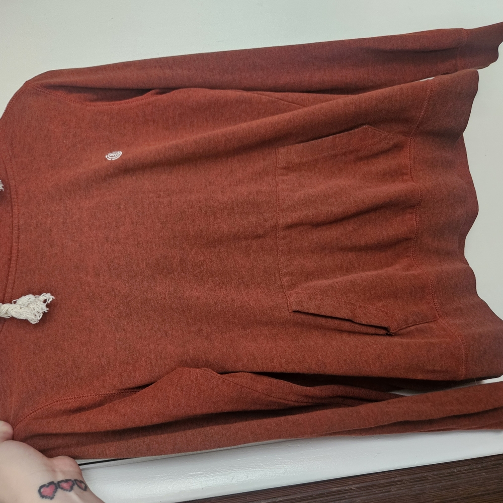 Rust Orange Hoodie with Pocket